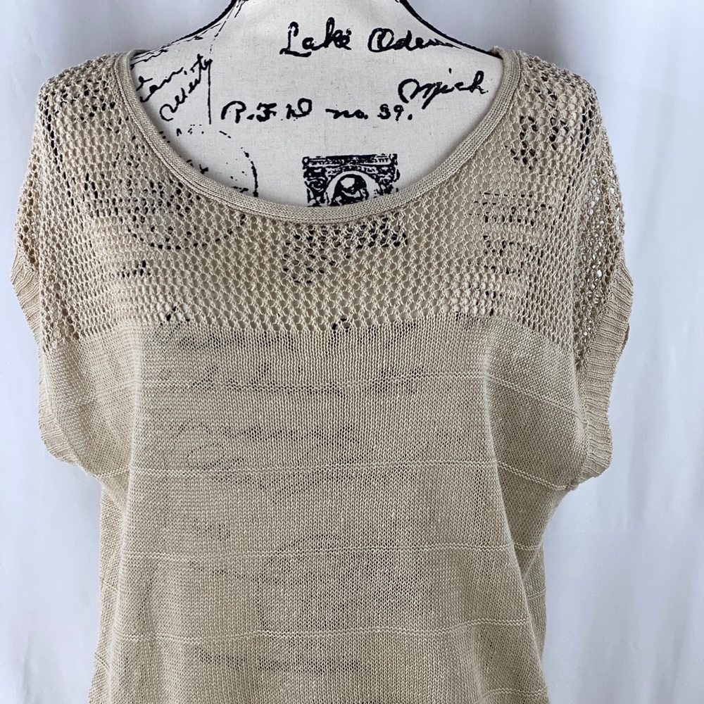 Massimo sleeveless knitted blouse